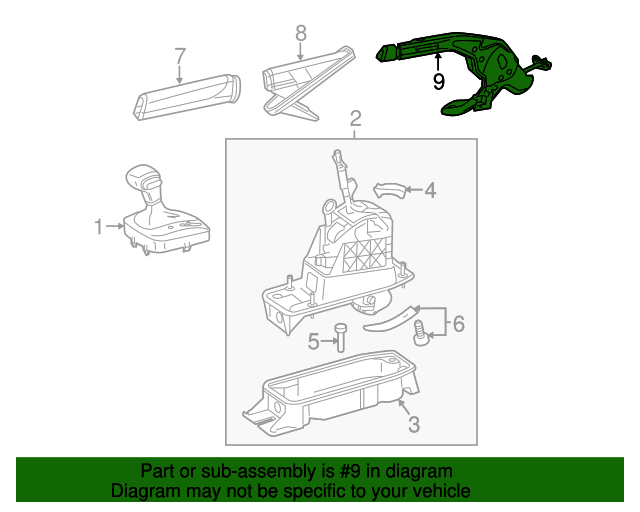 20112014 Volkswagen Jetta Gear Shift Assembly 5C0711303P3Q7 OEM