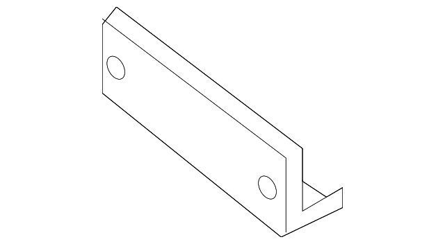 Genuine Nissan Front License Plate Bracket Mount Holder For 2009-2014 Maxima (OEM 96210-9N00A)