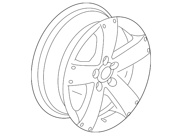 Wheel, Alloy - GM (9595782)