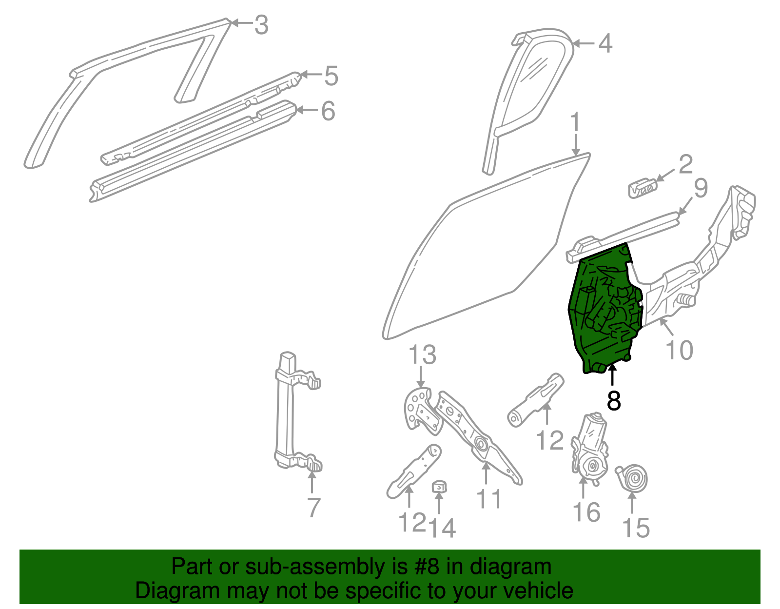 Lock Module - Buick (25766432)