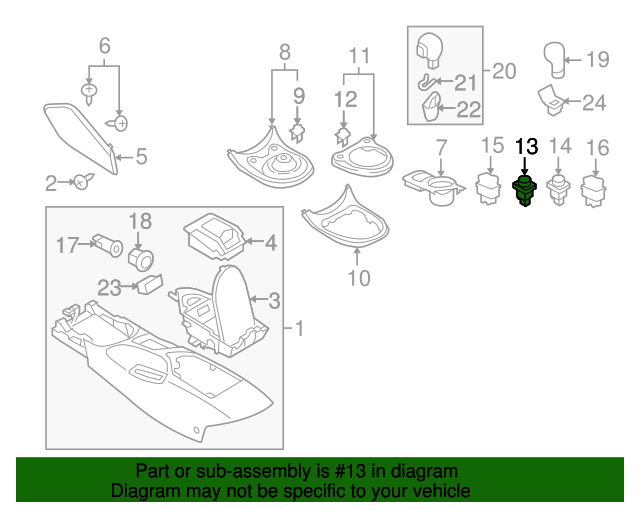 20152020 Nissan 370Z Hazard Switch 252906GA0A Nissan Parts Plus