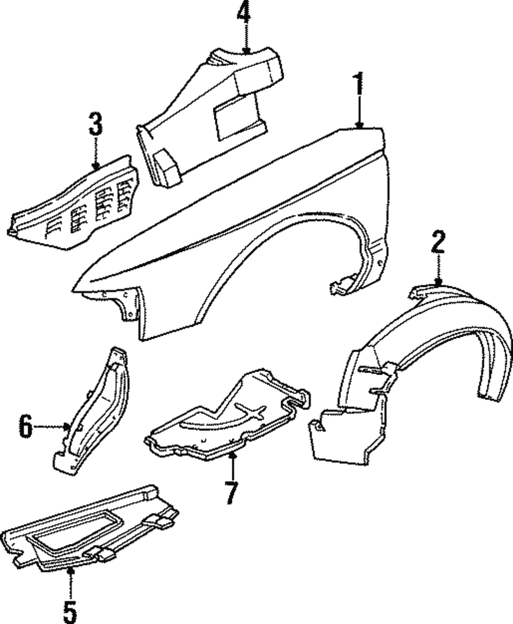 Fender-Front Left-hand - GM (12398097)