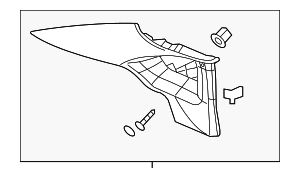 2006-2016 Chevrolet Panel Assembly-Quarter Upper Tr *Gran Titanim ...