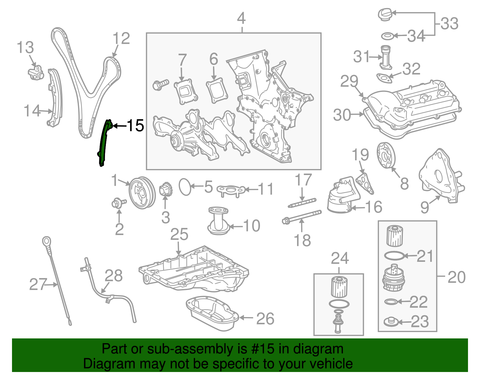 Chain Guide - Toyota (13561-31030)
