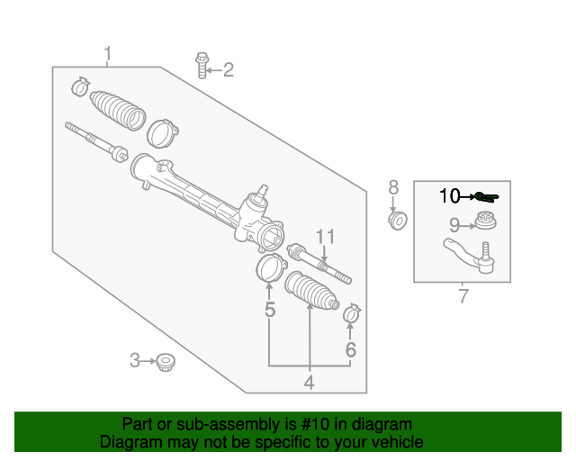 9046816017 Outer Tie Rod Cotter Pin 20062023 Lexus Longo Lexus Parts