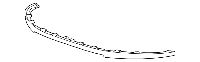 Anthracite Front Bumper Fascia Air Deflector - GM (96832929)