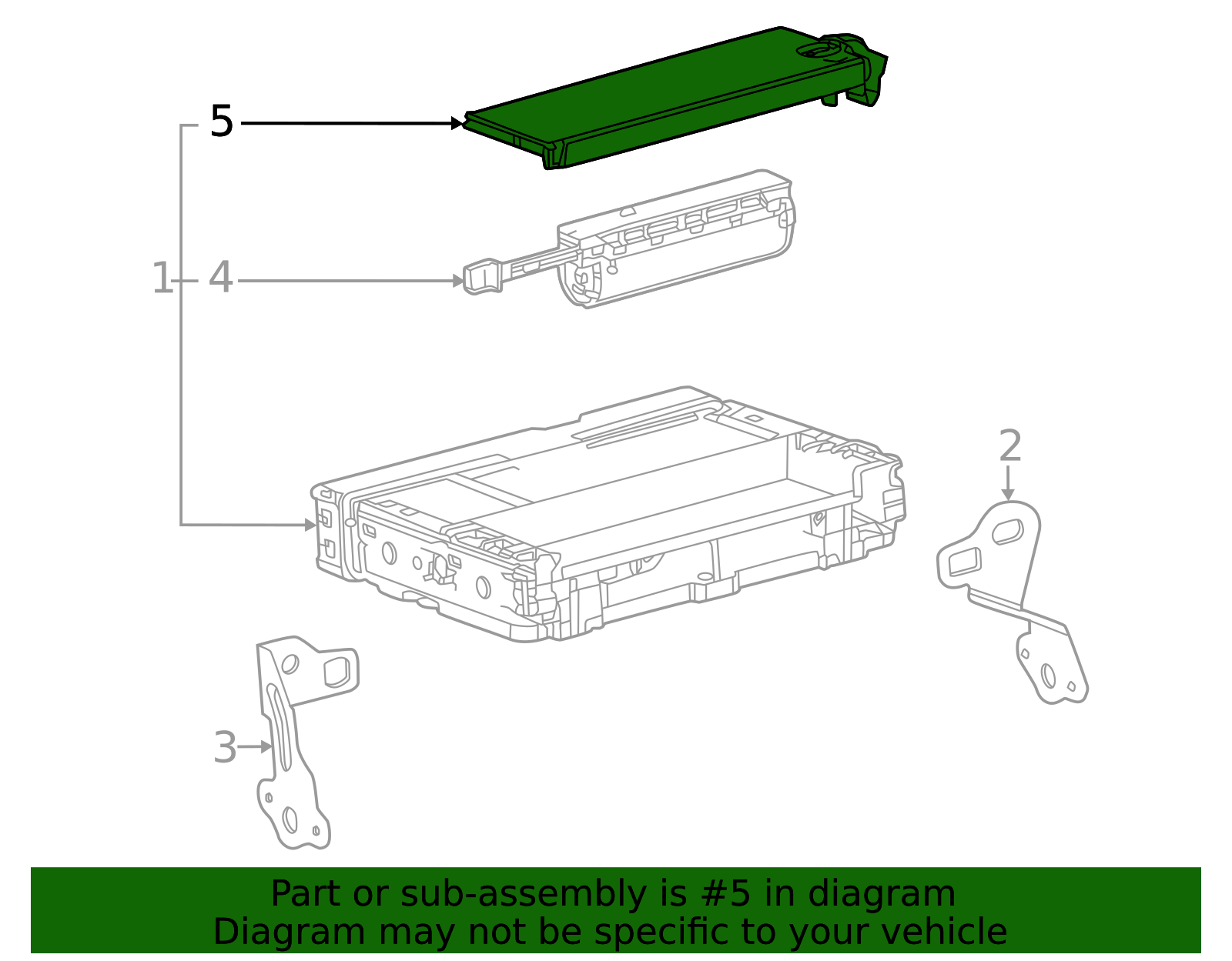 Transceiver Cover - Toyota (86742-78010)