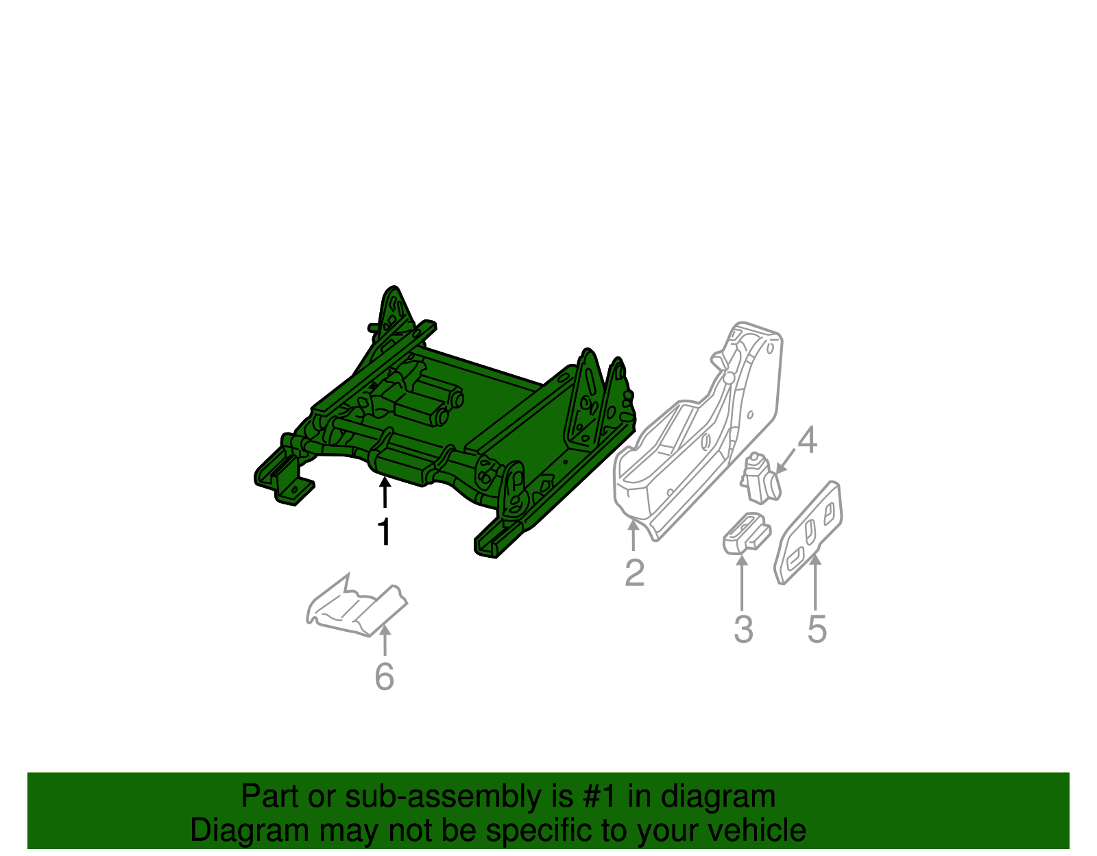 Driver Seat Adjuster - GM (88940273)
