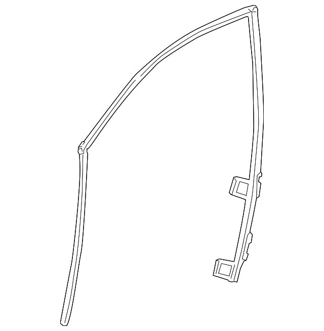 Front Passenger Side Door Window Weatherstrip - GM (84012301)