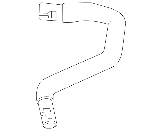 42732066 Radiator Surge Tank Outlet Hose 20202023 GM Group 1 Auto