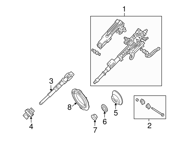 2004-2010 BMW X3 Lower Joint 32-30-3-446-793 | BMW Parts