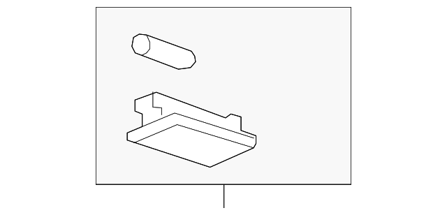 Rear Seat Position Center Courtesy Lamp - GM (95063926)