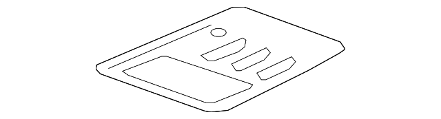 Light Titanium Overhead Console Cover - GM (95357152)