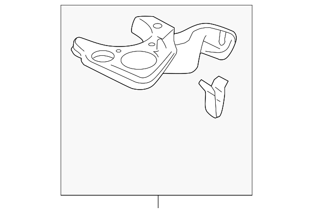 TOYOTA Genuine 58804-0C010 Console Panel Sub Assembly