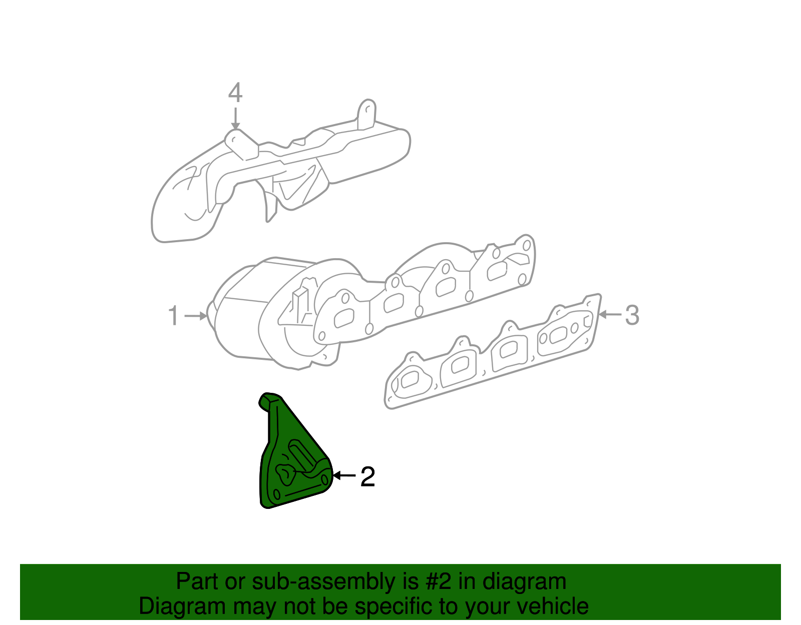 Exhaust Manifold Brace - GM (12577548)