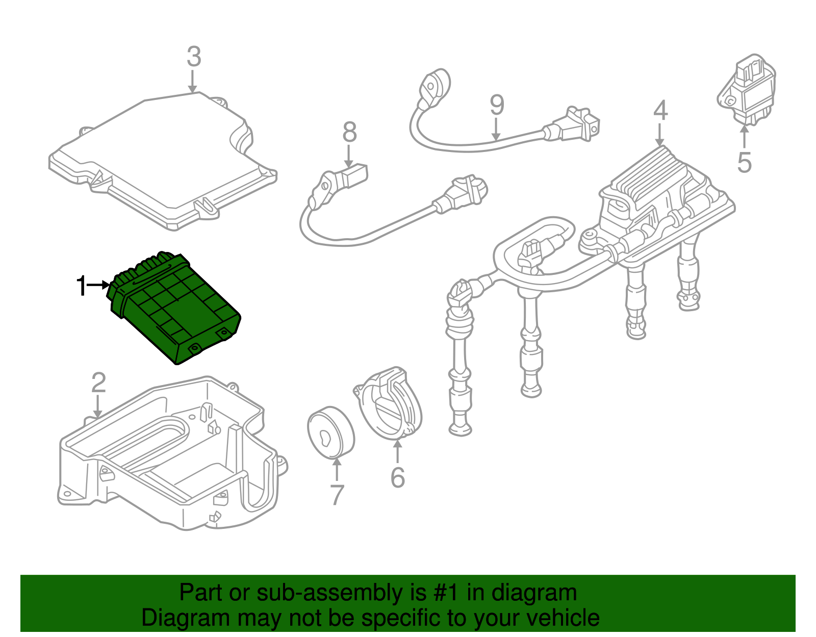 ECM - Volkswagen (8D0-997-559-BX)