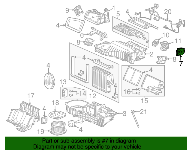 20142019 Chevrolet Corvette Heating and Air Conditioning Panel Mode