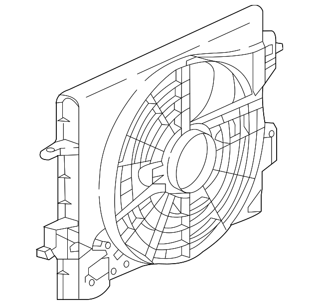 20182022 Nissan Engine Cooling Fan Assembly 214815RB0B