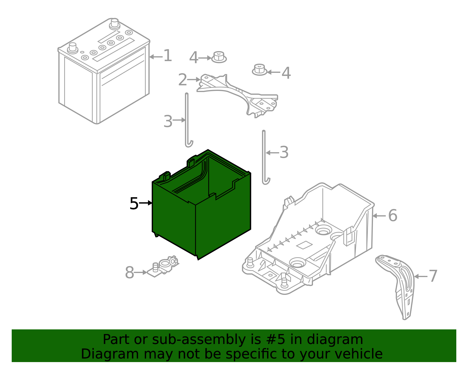 Battery Cover - Scion (28899-WB001)