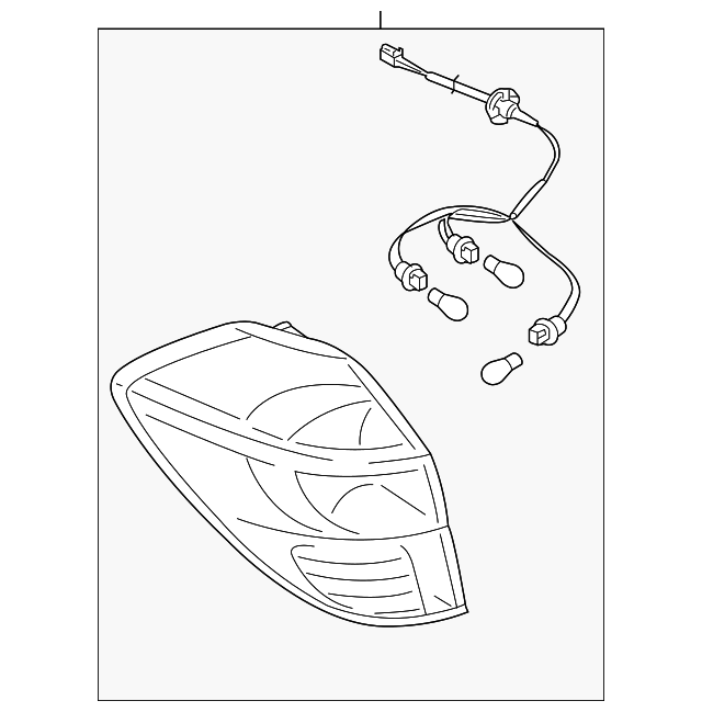 20052007 Subaru Tail Lamp Assembly 84201AG11A Subaru Parts Store