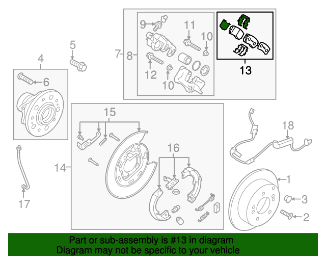 20162022 Kia Sportage Brake Pads Rear 58302D3A00 Kia Parts Store Kia