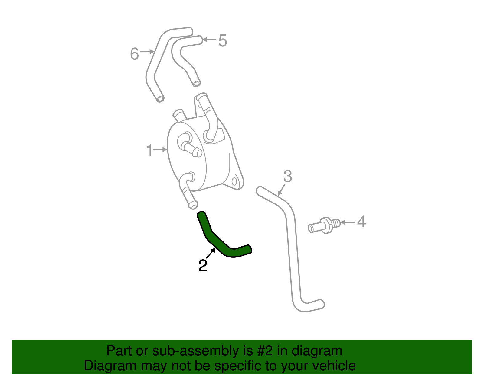 Outlet Hose - Toyota (32942-33080)