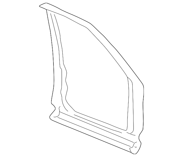 Driver Side Front Door Frame with Reinforcements and Rail - GM (89025530)