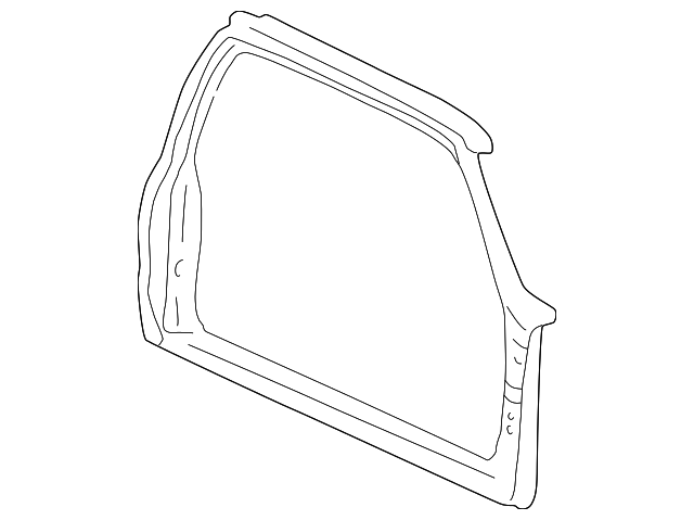 Passenger Side Front Door Frame with Reinforcements and Rail - GM (89025531)