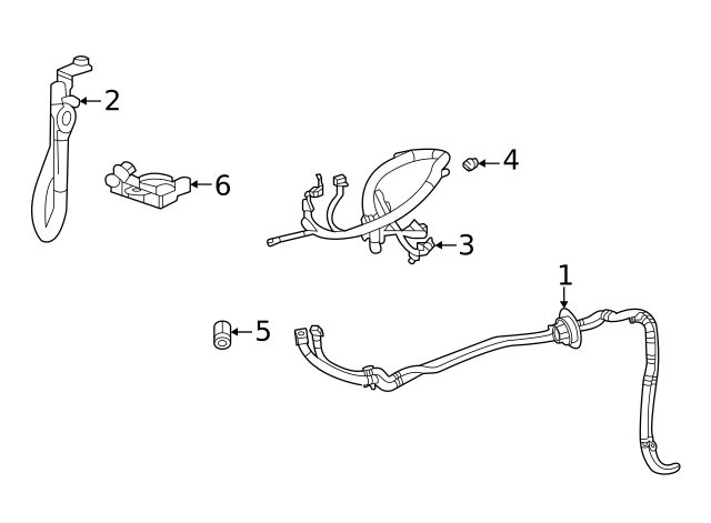 2022 Cadillac CT4 F (S)Cable 84877629 | GM Parts Center