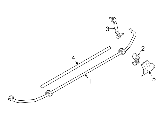 Genuine BMW 33-50-6-866-007 | Stabilizer Bar | FREE Shipping on Most ...