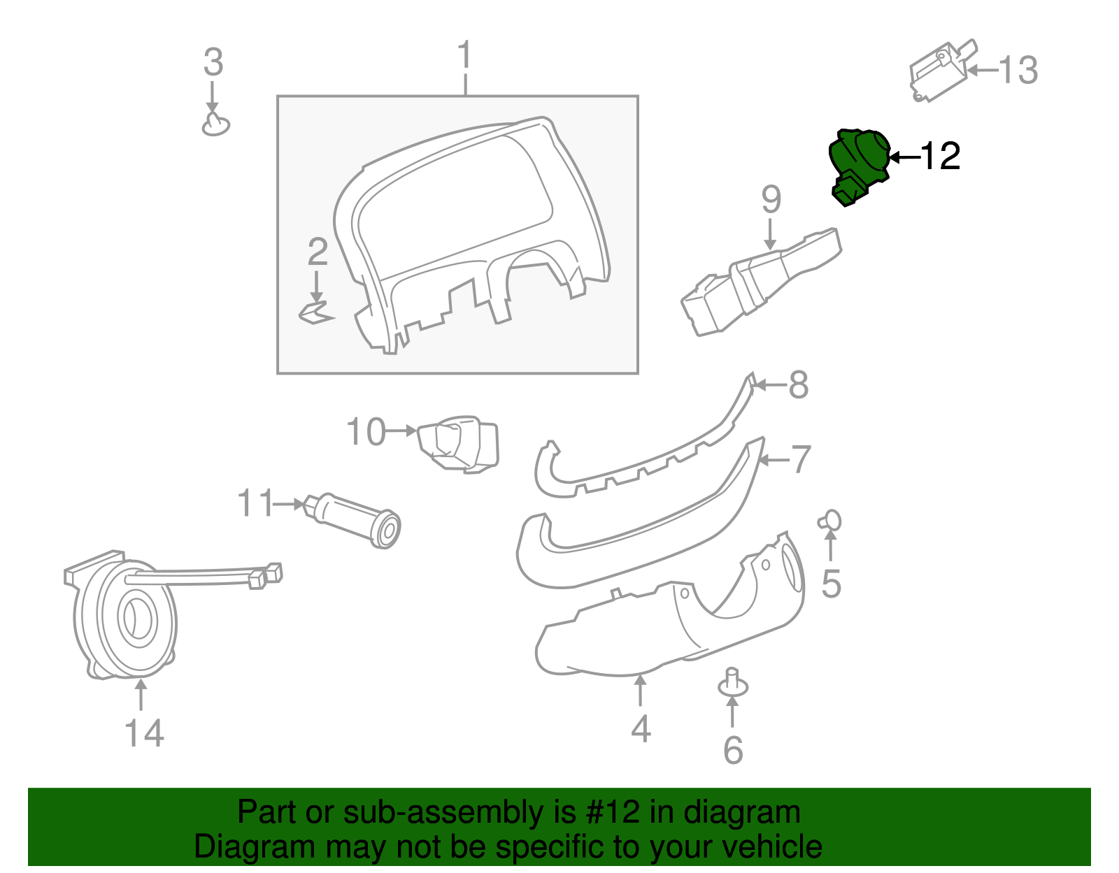 Ignition Switch - GM (95919456)