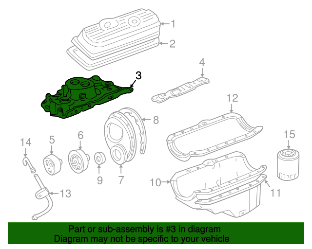 1994 GM Intake Manifold 17094169