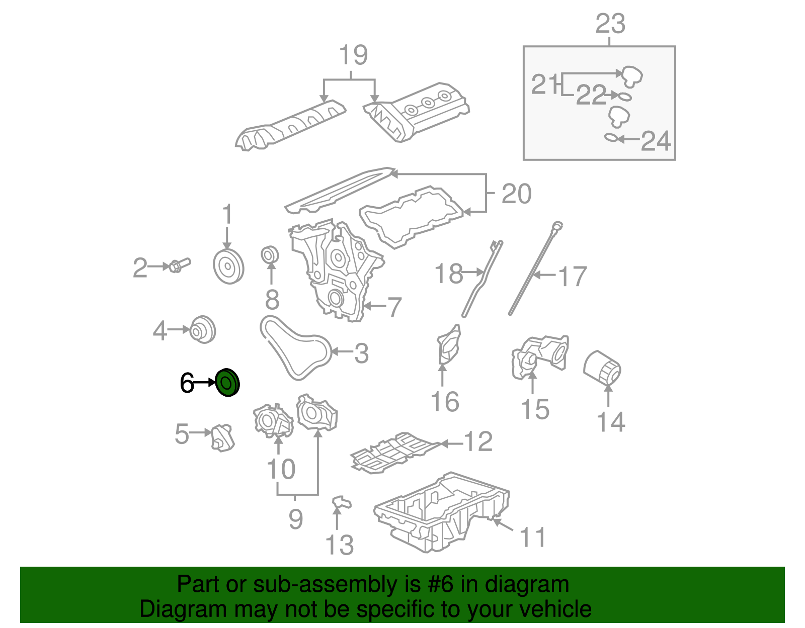 Crankshaft Sprocket - GM (12590921)