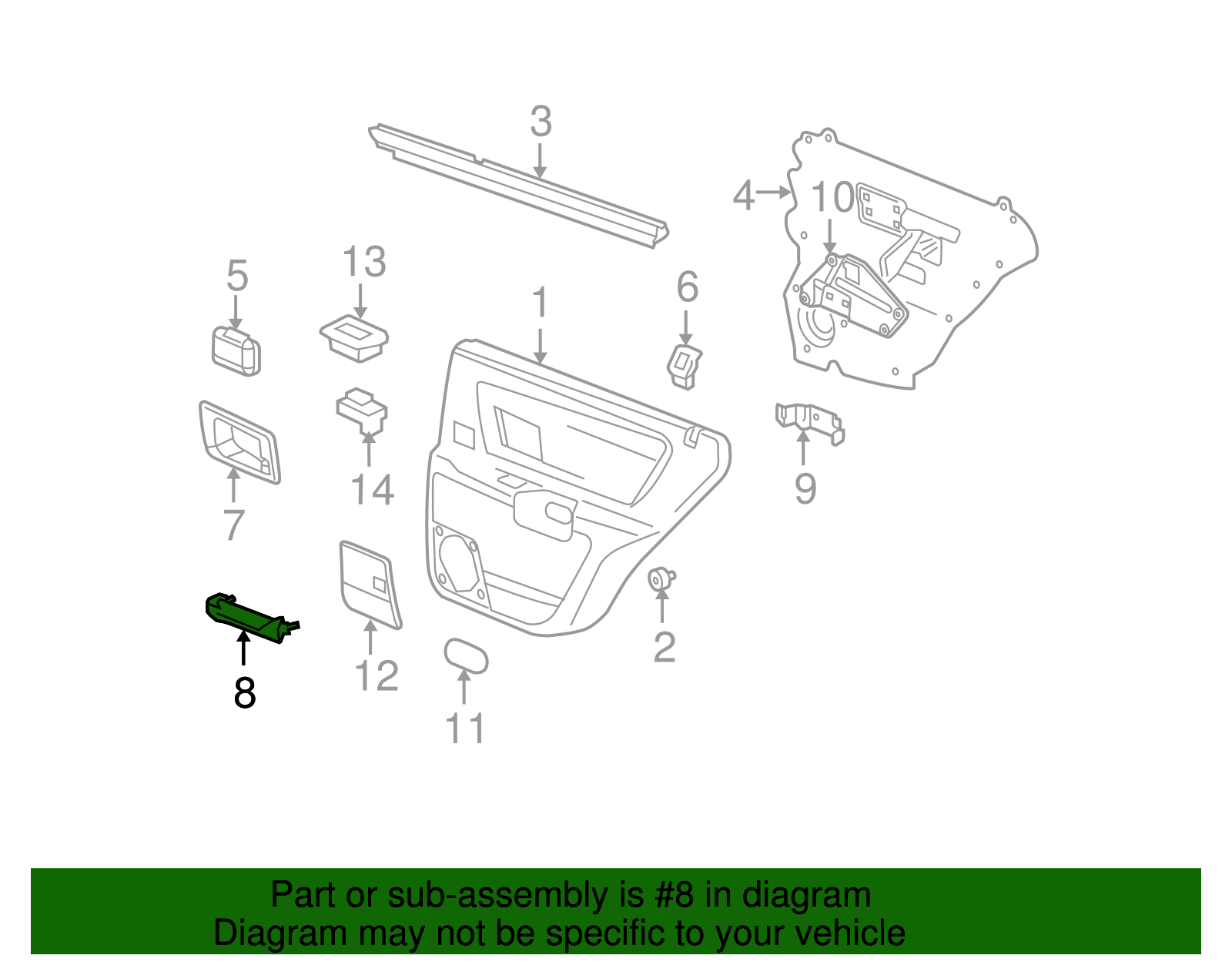 Handle - Cadillac (89040111)