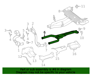 253-490-78-00 - Intermediate Pipe 2018-2019 Mercedes-Benz ...