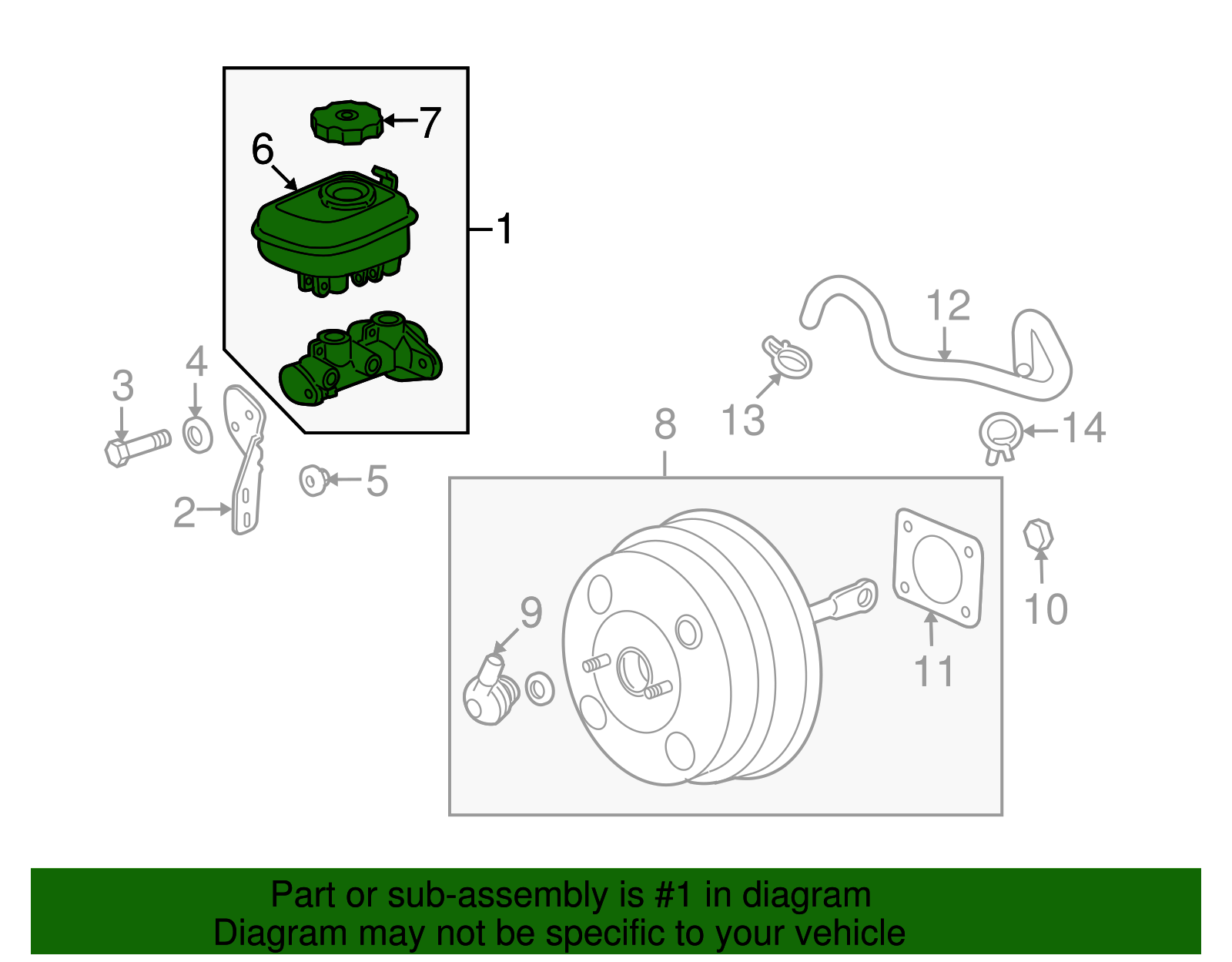 Cylinder Assembly-Brake Mas - GM (92204975)