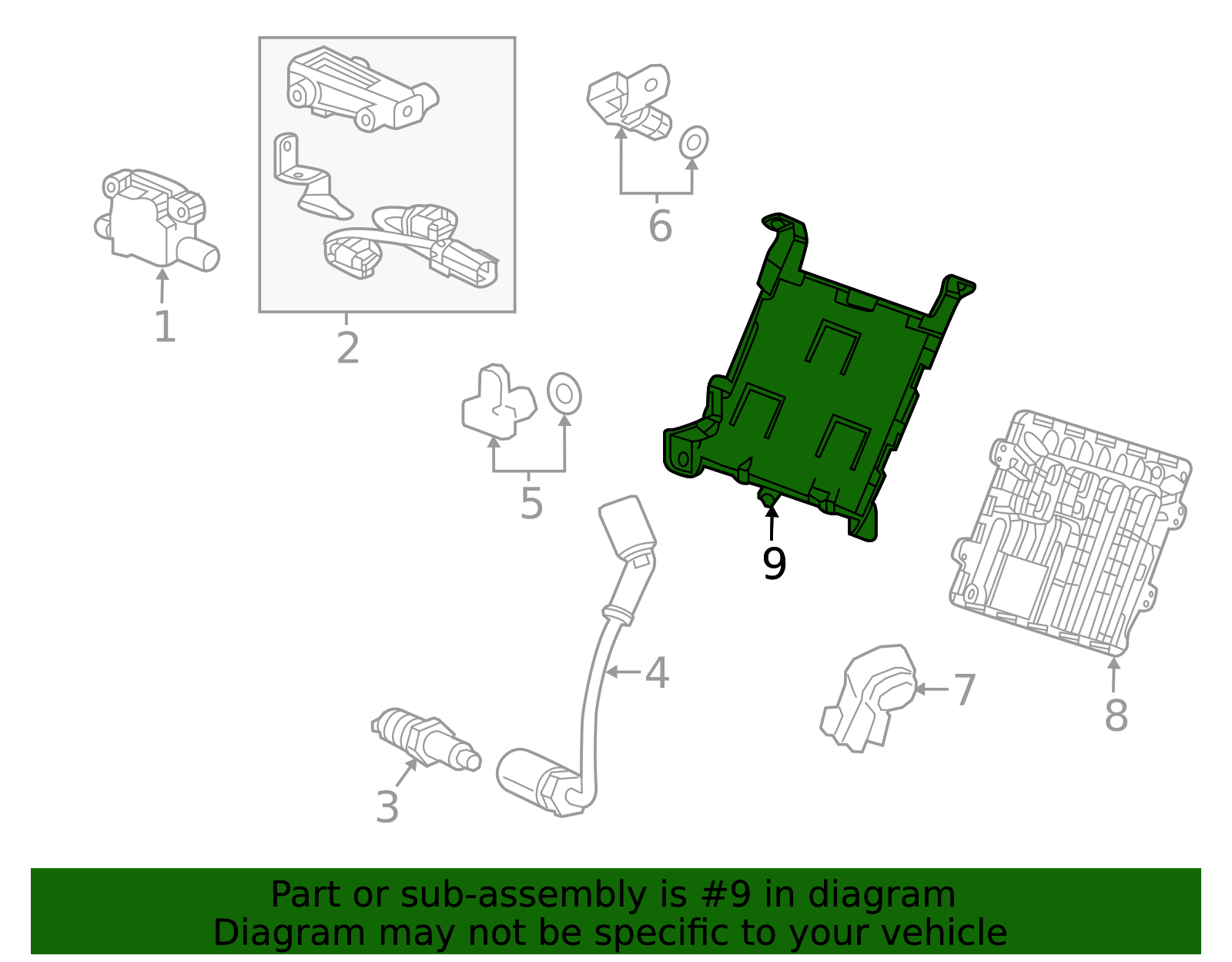 F (S)Bracket - GM (87860633)