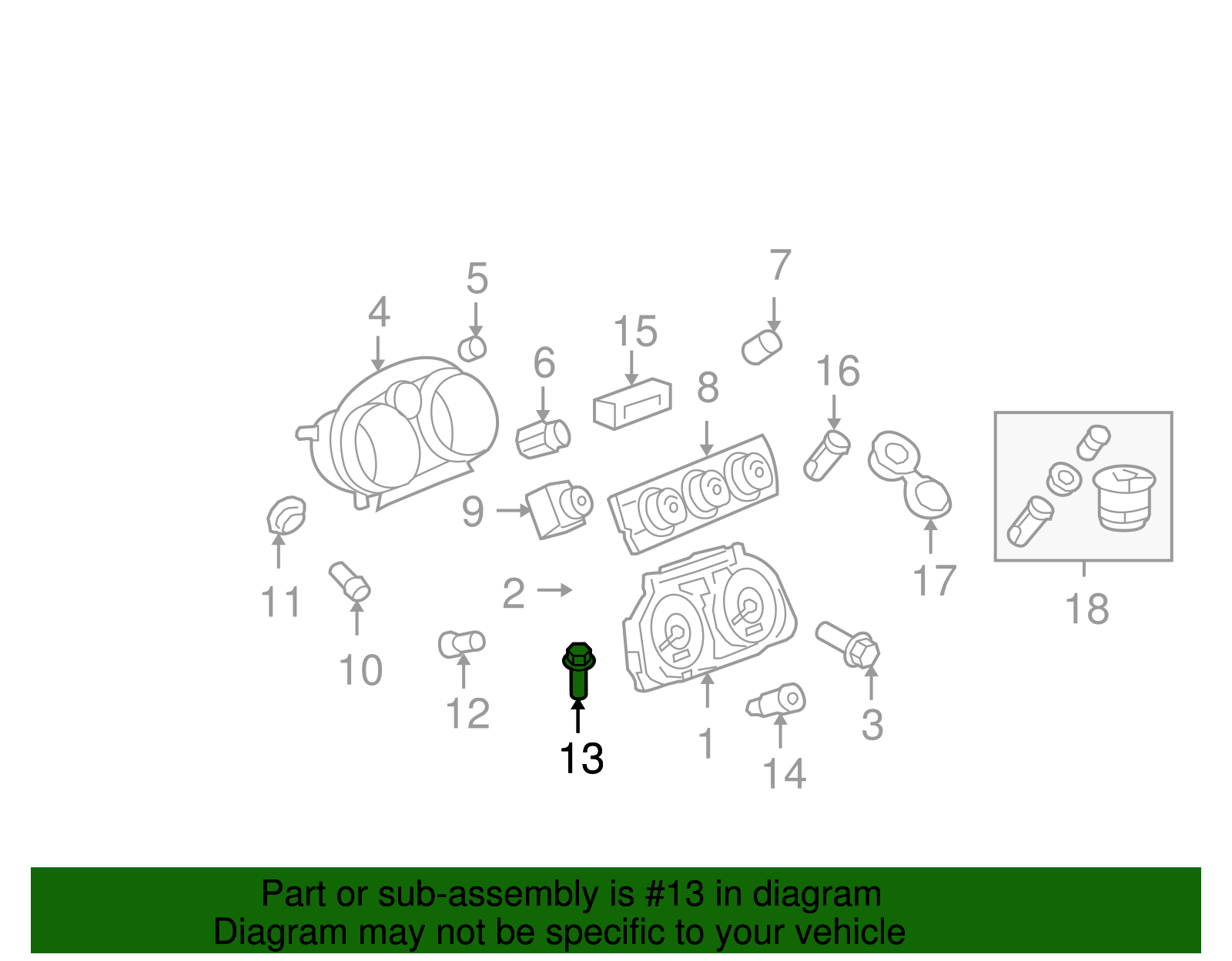Ambient Lamp Sensor - GM (12450120)