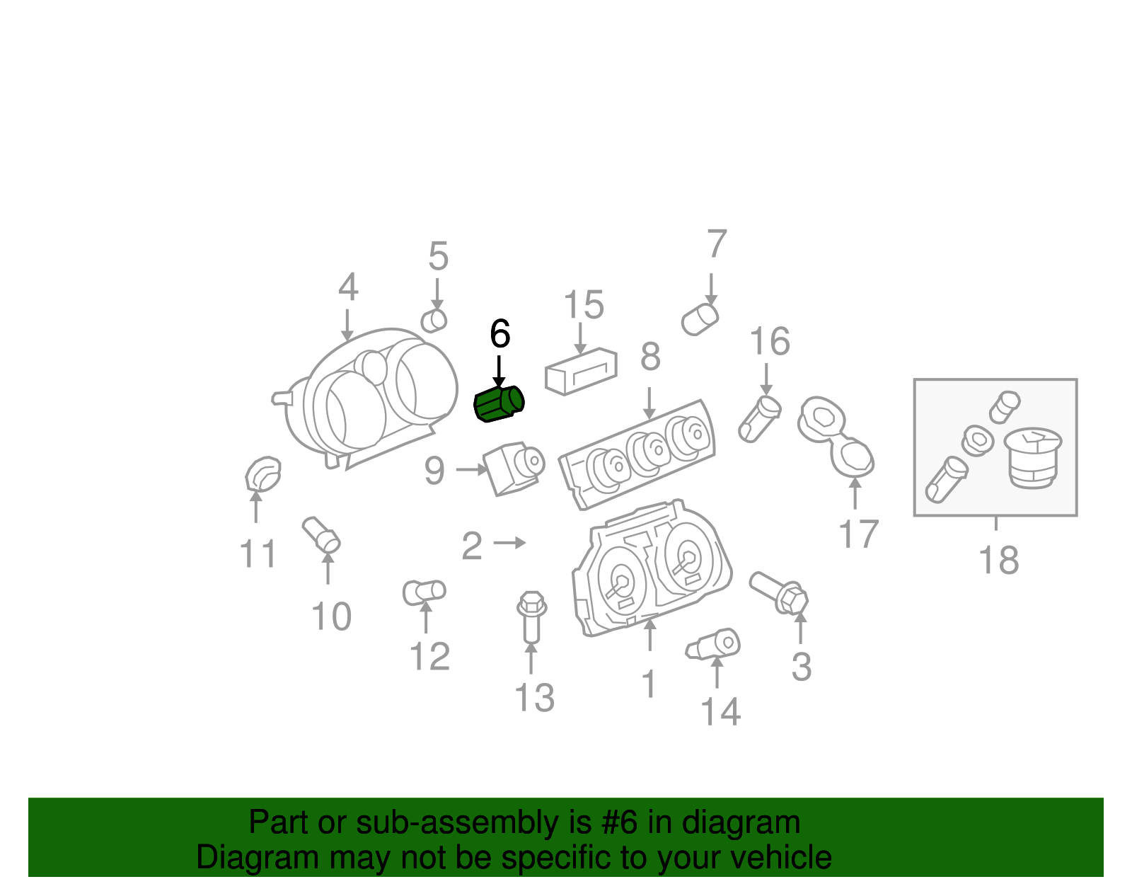 Switch Assembly-Hazard Wrng - GM (10393377)