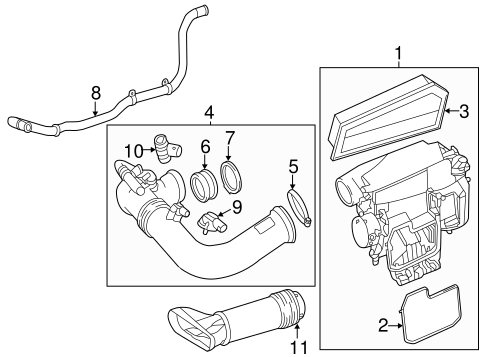 Air Intake for 2013 Mercedes-Benz SLK 250 #0