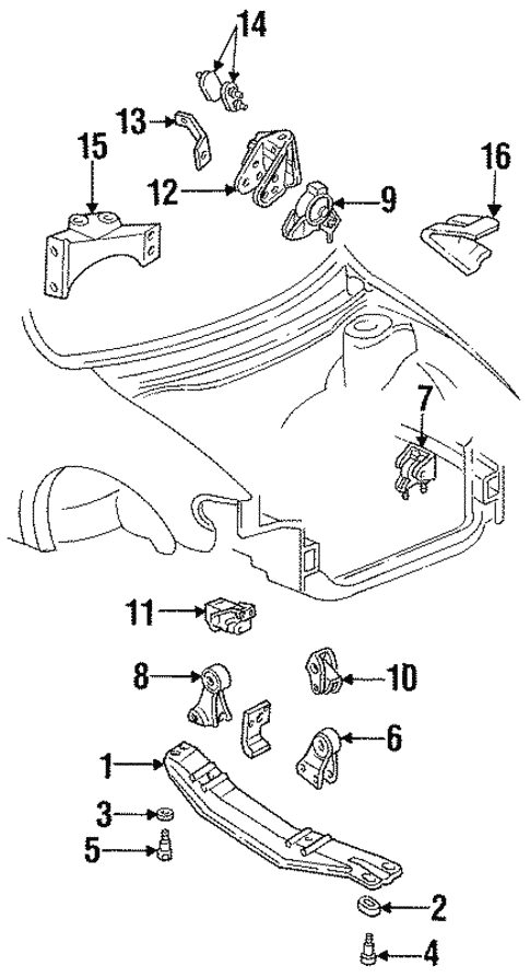 1996 Mercury Villager Engine Diagram