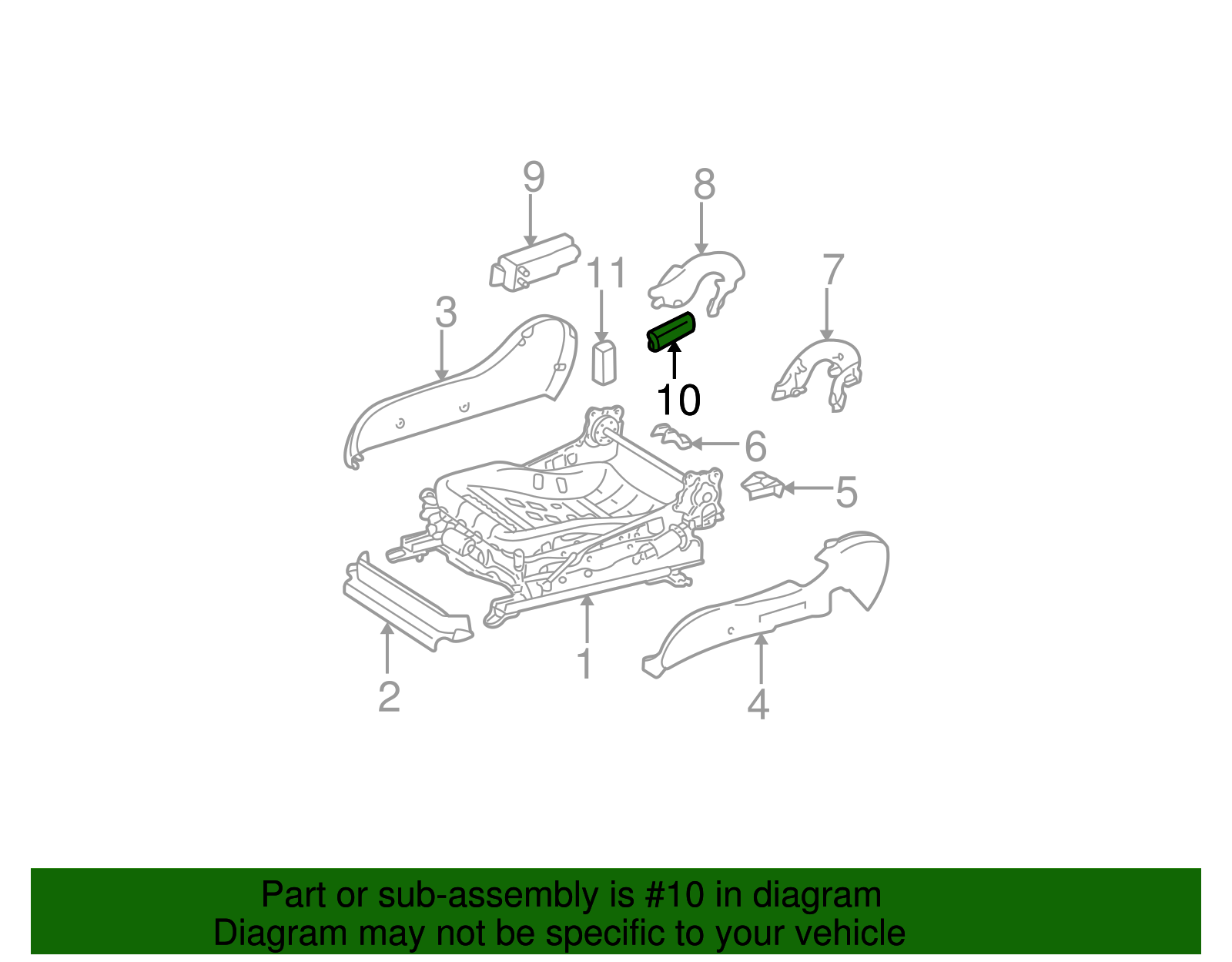 Adjust Knob - Toyota (84921-33110-B1)