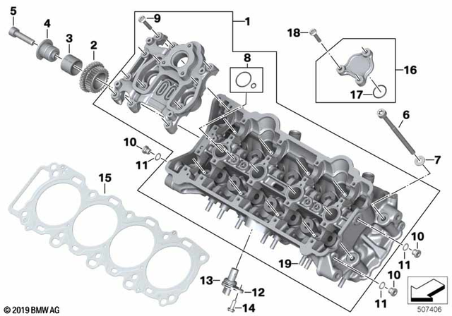 11128569342 - Cylinder Head Gasket 2018-2024 BMW-Motorrad | BMW  