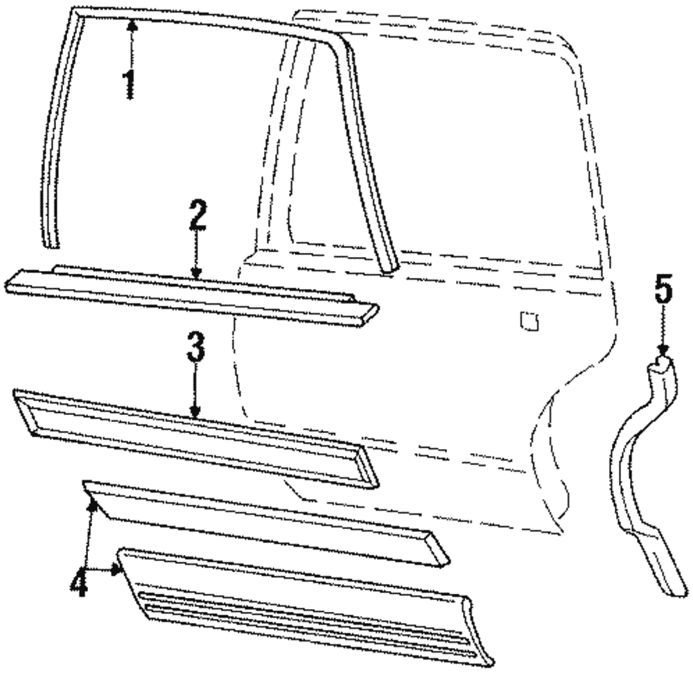 Molding Kit, R/D Lower - GM (12393672)