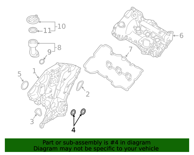 20102024 Hyundai Timing Cover ORing 213563C510 OEM Parts Online