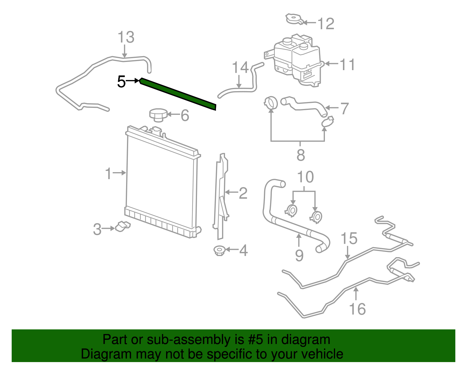 Upper Seal - GM (15806298)