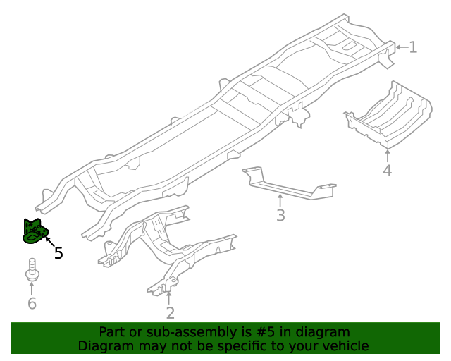 Ford 7C3Z17A954AC Tow Hook 20082010 Ford OEM Ford Parts