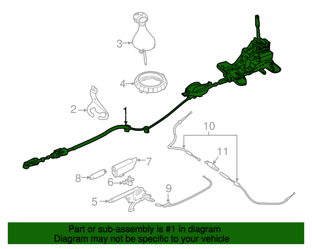 25168483097 Shifter Assembly 20142023 Mini BMWPartsHub