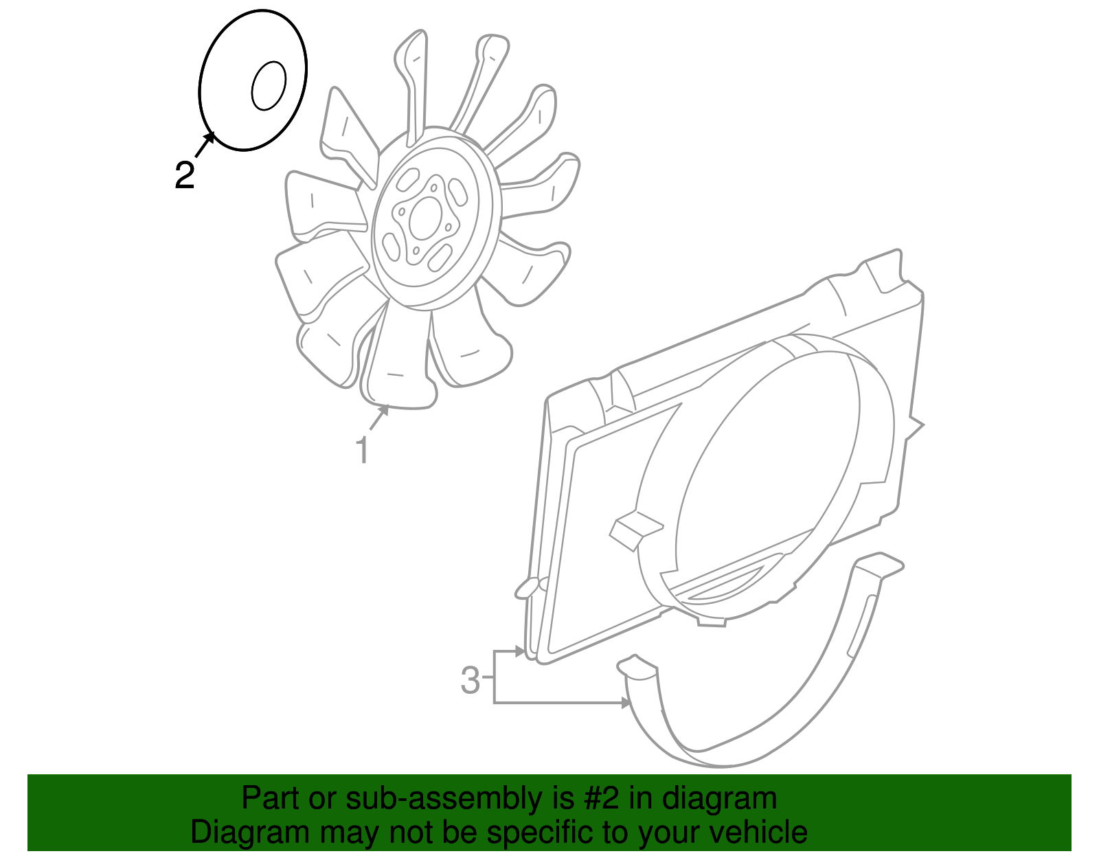 Engine Cooling Fan Clutch - GM (15022300)