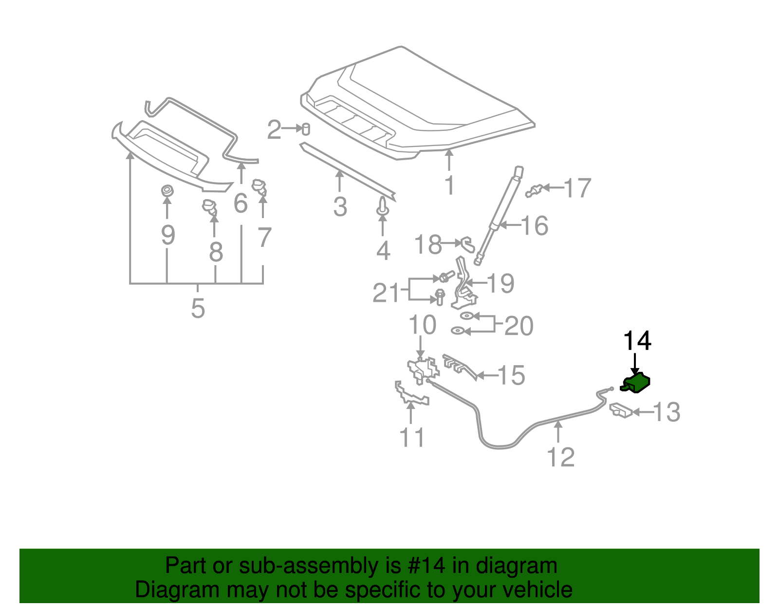 Release Handle - Scion (53601-52010-B3)